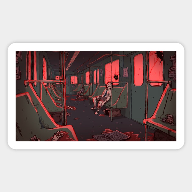 Train Sticker by reysaurus